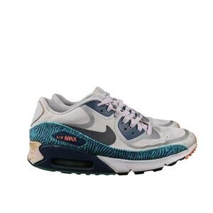 Nike Shoes Mens 8.5 Air Max 90 Sneakers Comfort Premium Zebra Athletic Trainers